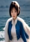 韩国伦理片《下女》1960年经典电影海报，黑白影像风格